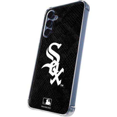 MLB Chicago White Sox Dark Wash Galaxy A35 5G Clear Case